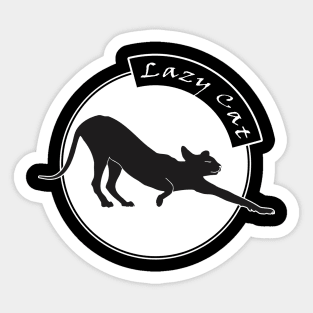 Lazy Cat Sticker